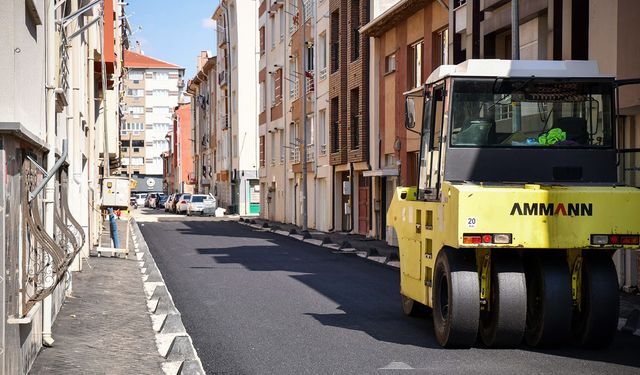 Tepebaşı'nda üst yapı çalışmaları