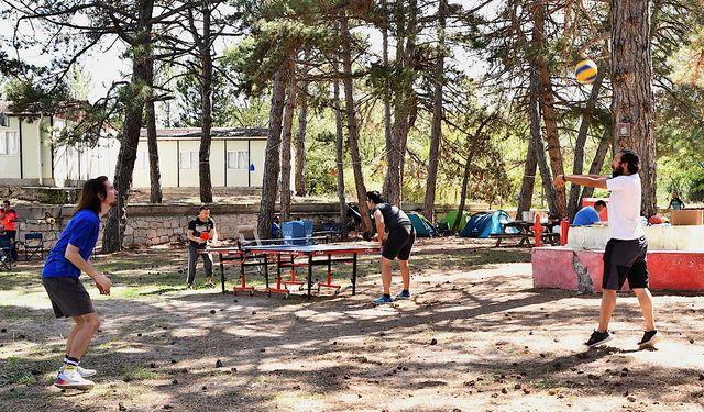 'Hareketlilik Haftası' kamp ile başladı