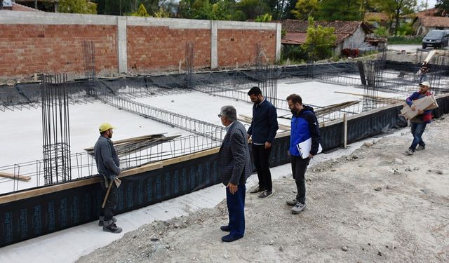 İnönü’de sosyal tesis alanı projesi çalışmaları devam ediyor