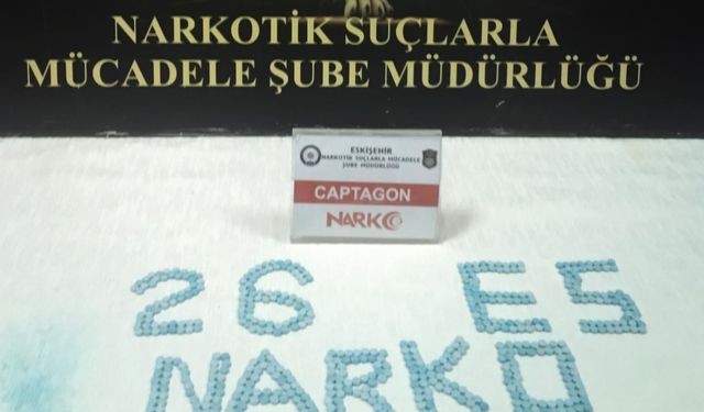 Eskişehir’de 500 adet uyuşturucu hap ele geçirildi