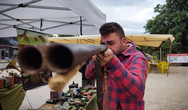 İngiliz yapımı 150 yıllık tüfek meraklılarının ilgisini çekiyor (VİDEO HABER)