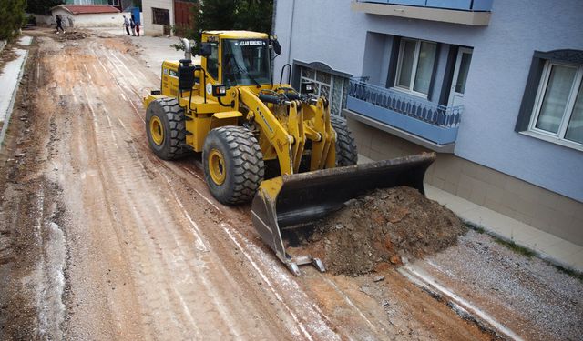 Çifteler toz ve çamurdan kurtuldu