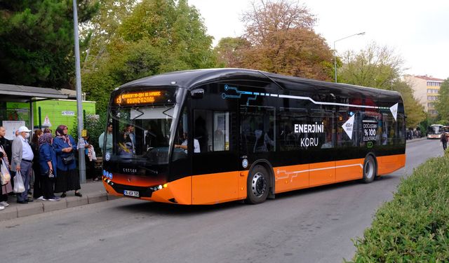 Toplu taşımada elektrikli otobüs