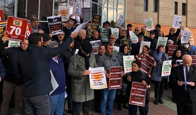 Su zammı protesto edildi (VİDEO HABER)