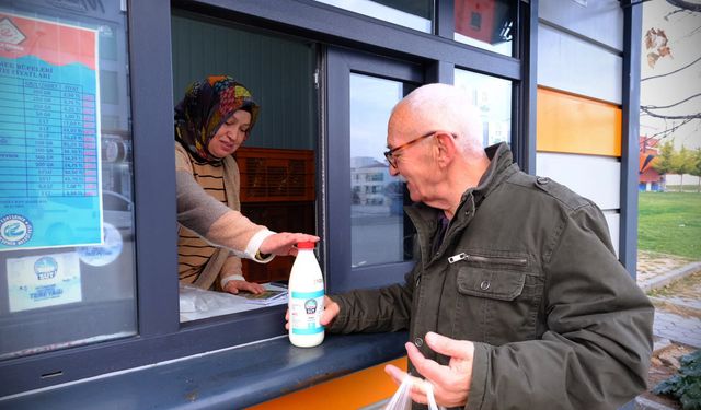 1 litrelik Halk Süt’e büyük ilgi