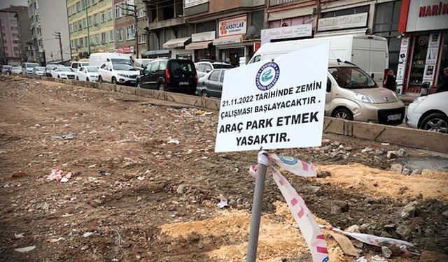 Yıkılan Kurtuluş Pazarı'nda araç parkı yasaklandı