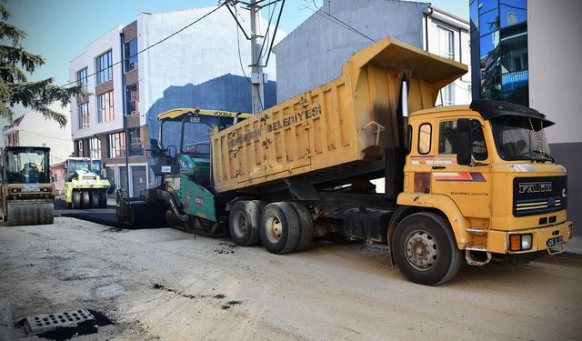 Tepebaşı'nda üstyapı çalışmaları