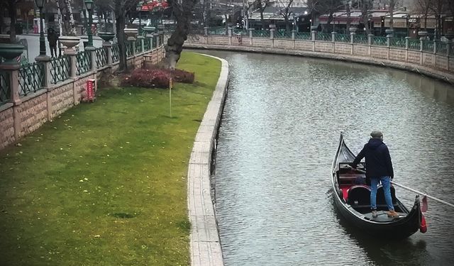 Soğuk hava gondola binmeye engel değil