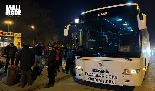 Eczacılar Odası'nın deprem bölgelerine ilaç desteği devam ediyor