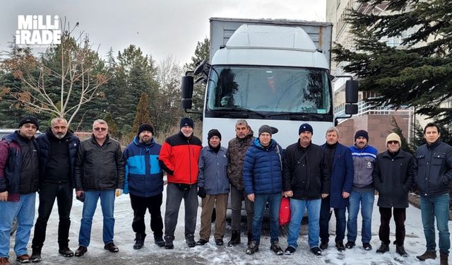 Eskişehir'deki Meslek Liselerince donatılan mobil mutfaklar yolda