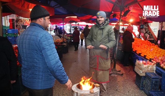 ‘Soğuktan mağduruz pazarımızı istiyoruz’