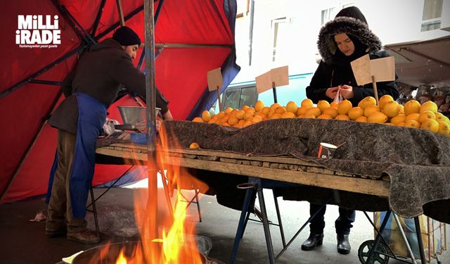 Pazarcıların soğuk havayla mücadelesi sürüyor