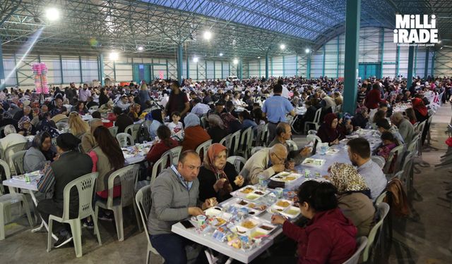 8 mahallede iftar programı