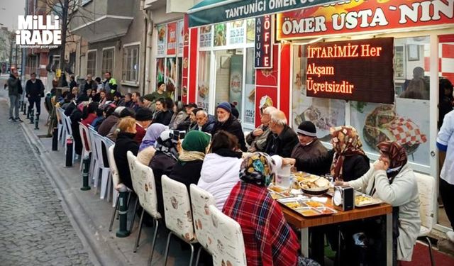 Ramazanda vatandaşlara ücretsiz iftar