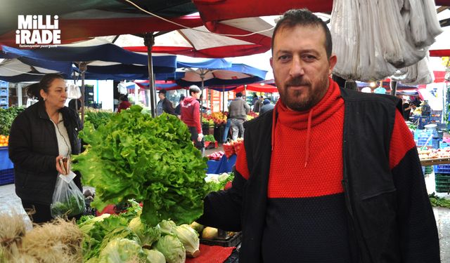 Pazarcı esnafının umudu Nisan yağmurlarına kaldı