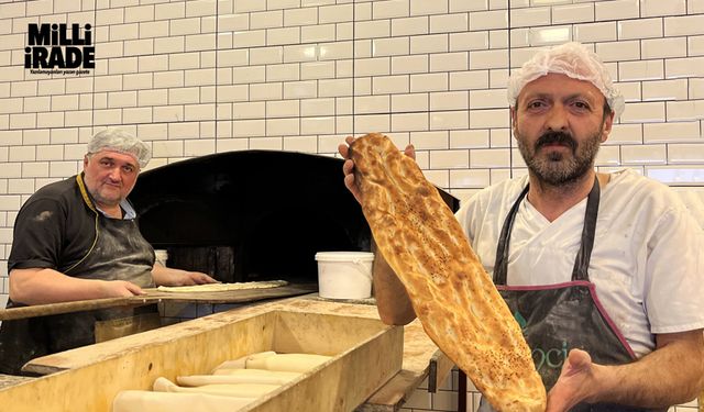 Ramazan pidesi tezgahlardaki yerini aldı (VİDEO HABER)