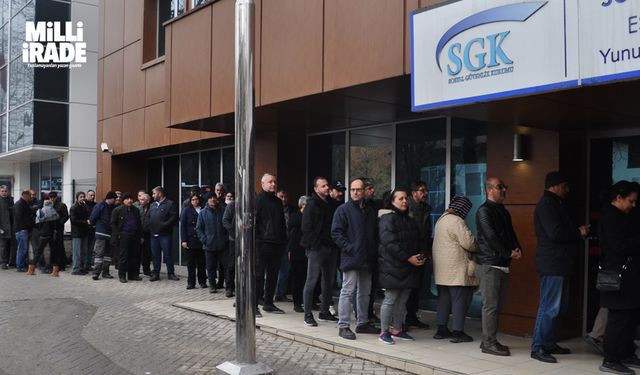 SGK önündeki EYT kuyrukları devam ediyor