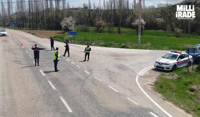 Ramazan Bayramı boyunca dronlu trafik denetimi