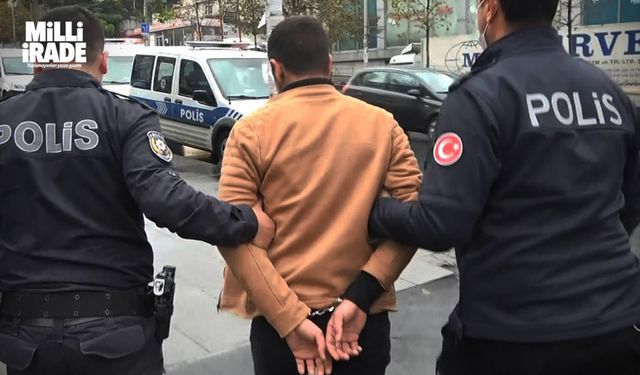 Polisin durdurduğu şahıs hırsızlık şüphelisi çıktı