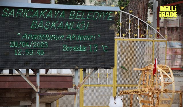 Sarıcakaya’da imrendiren hava