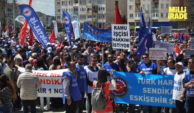 1 Mayıs Eskişehir’de coşkuyla kutlandı