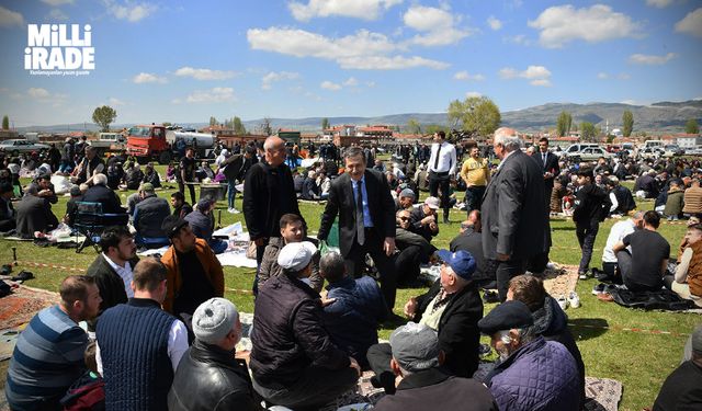 Başkan Ataç yağmur dualarına katıldı