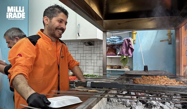 Hatay'dan gelen kebapçı siparişlere yetişemiyor (VİDEO HABER)