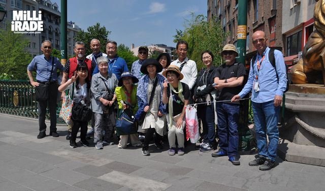 Japon turistler Eskişehir’i çok sevdi