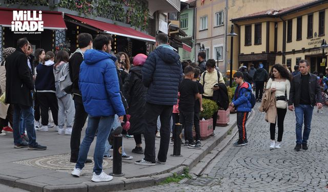 3 günlük tatili fırsat bilip Eskişehir'e koştular