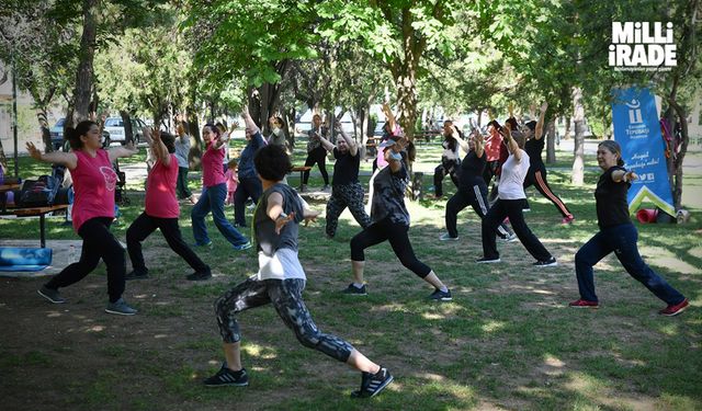 Açık havada spor keyfi başlıyor