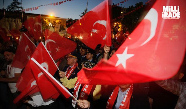 15 Temmuz anma programına çok sayıda vatandaş katıldı