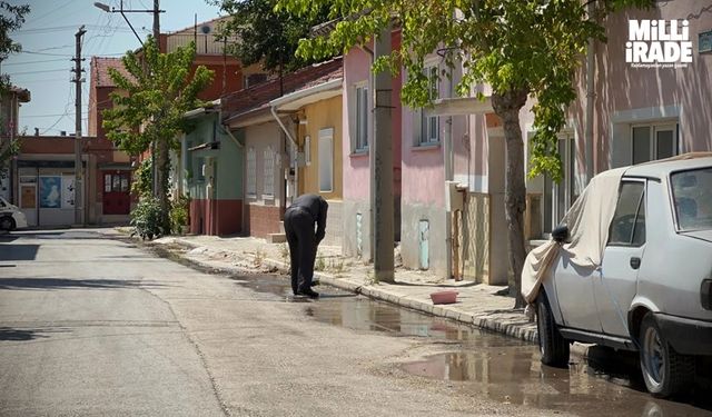 "Su boşa akıyor, kimse müdahale etmiyor" (VİDEO HABER)