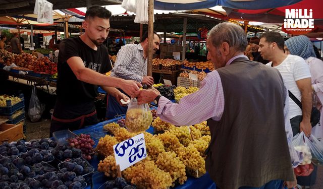 Kilosu 35 TL'den satılan üzüme talep yoğun