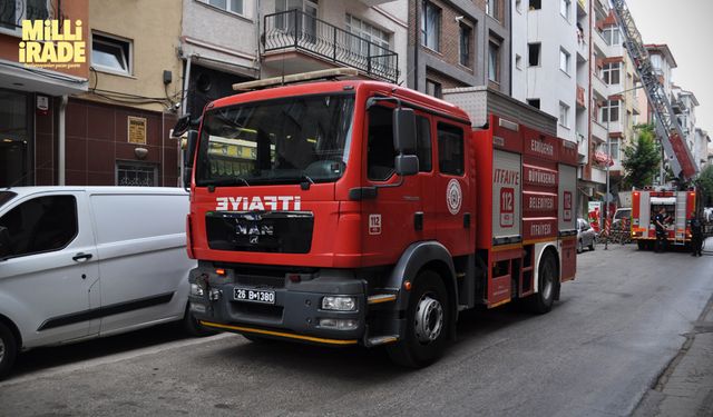 Fırının bacasından yükselen dumanlar endişeye yarattı