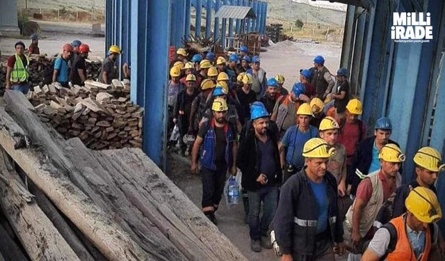 Madencilerin isyanı; "Çözüm bulunmazsa açlık grevine başlayacağız"