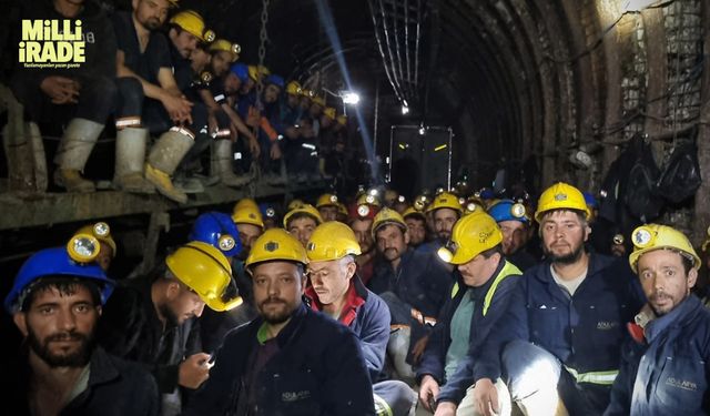 Maden işçileri açlık grevinde