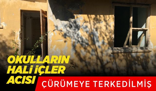 Köy okullarının içler acısı hali