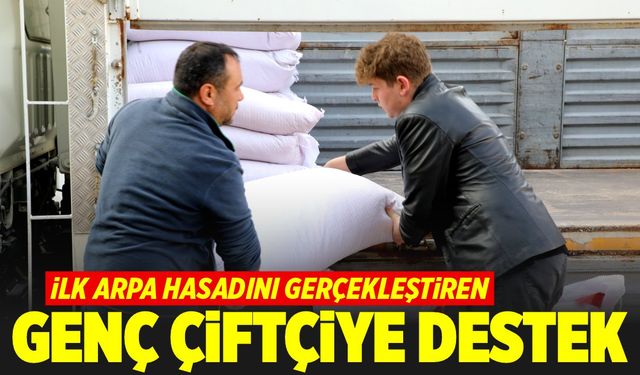 Genç çiftçiye destek