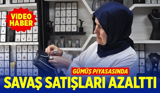 Savaş yüzünden gümüş satışlarında düşüş yaşanıyor (VİDEO HABER)