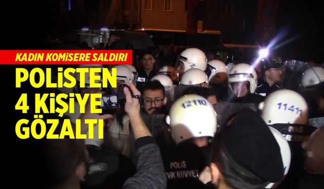 5 polisin yaralandığı arbedede 4 eylemci gözaltına alındı (VİDEO HABER)