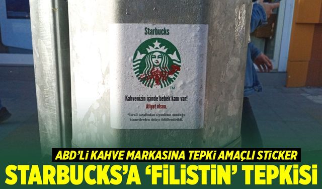 Starbucks'a 'Filistin' tepkisi