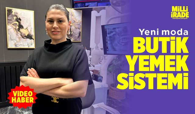 Yeni moda butik yemek sistemi (VİDEO HABER)