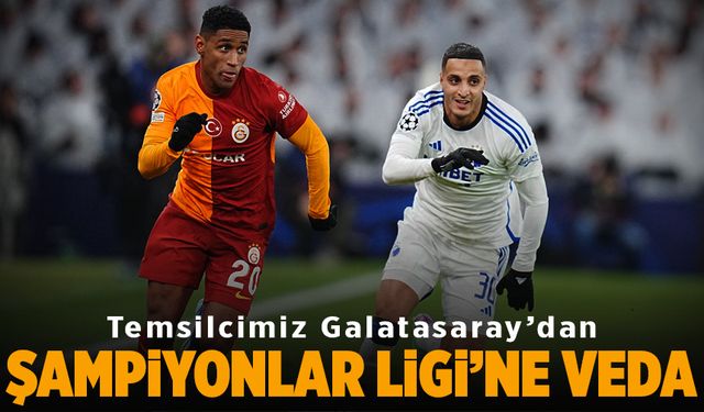 Galatasaray Şampiyonlar Ligi'ne veda etti