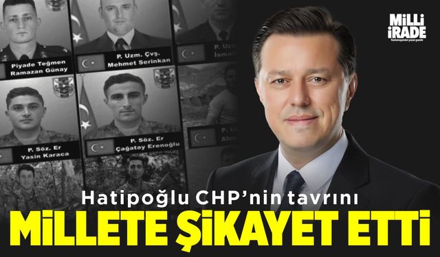 CHP’nin tavrını millete şikayet etti