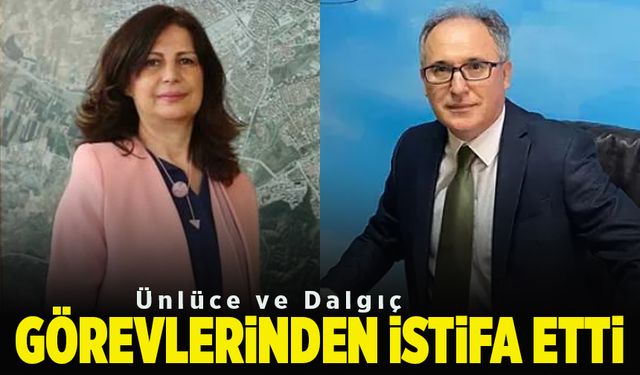 Ünlüce ve Dalgıç görevlerinden istifa etti