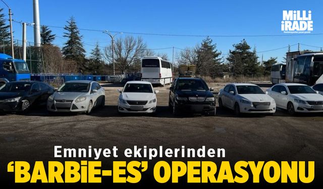 Emniyetten ekiplerinden ‘Barbie-ES’ operasyonu (VİDEO HABER)