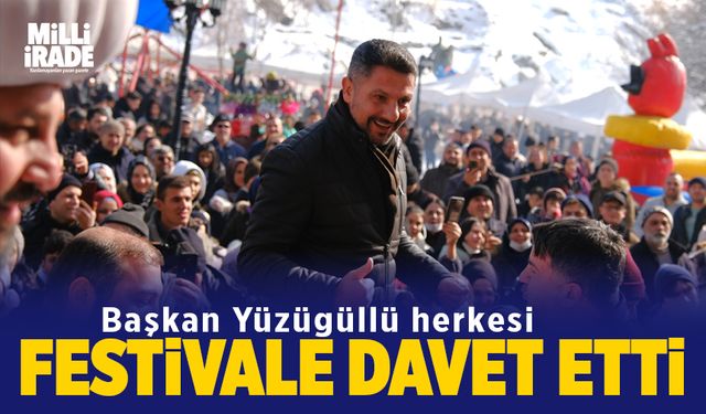 Başkan Yüzügüllü'den festival daveti