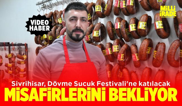 Sivrihisar'daki festivalde 8 ton dövme sucuk dağıtılacak (VİDEO HABER)