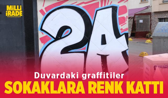 Duvarlara çizilen grafitiler vatandaşın beğenisini topluyor