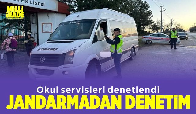 Jandarma ekiplerinden denetim